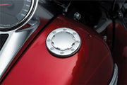 Kuryakyn Flush-Mount Gas Cap Fuel Cap Chrome Vented Stainless Steel Each