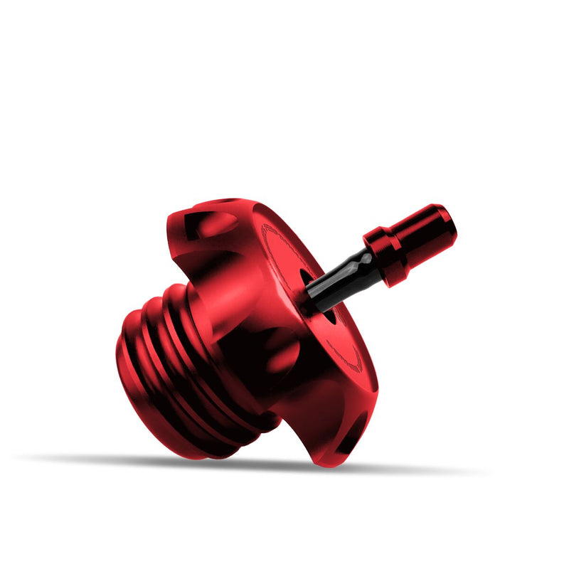 Heinz Bikes Performance Vented Gas Caps Vent Cap Red Fuel Cap Billet Aluminium #HB-PVGC-R