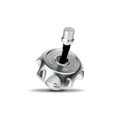 Heinz Bikes Performance Vented Gas Caps Vent Cap Silver Fuel Cap Billet Aluminium #HB-PVGC-S
