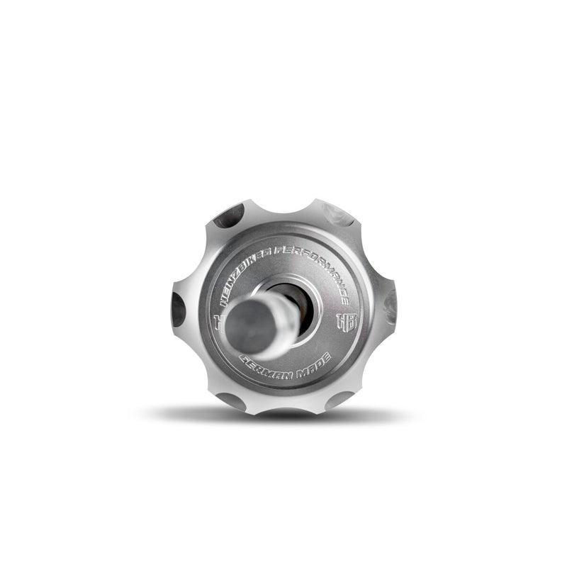 Heinz Bikes Performance Vented Gas Caps Vent Cap Silver Fuel Cap Billet Aluminium #HB-PVGC-S