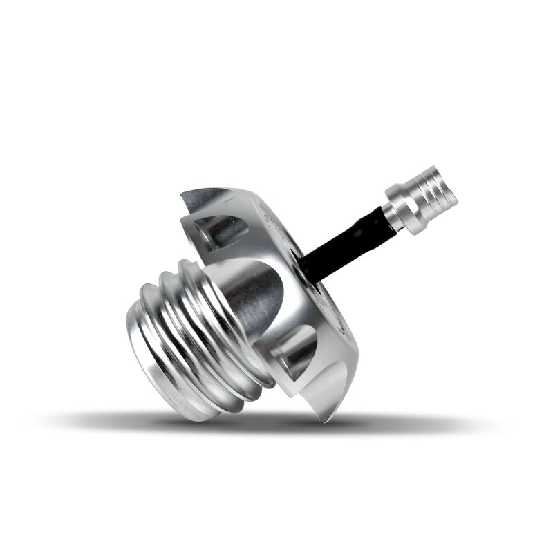 Heinz Bikes Performance Vented Gas Caps Vent Cap Silver Fuel Cap Billet Aluminium #HB-PVGC-S