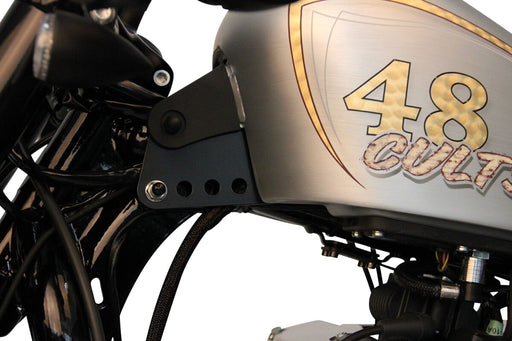 Cult Werk Tank Lifter for 1972-2022 Harley-Davidson Black Fuel Tank Aluminium Kit