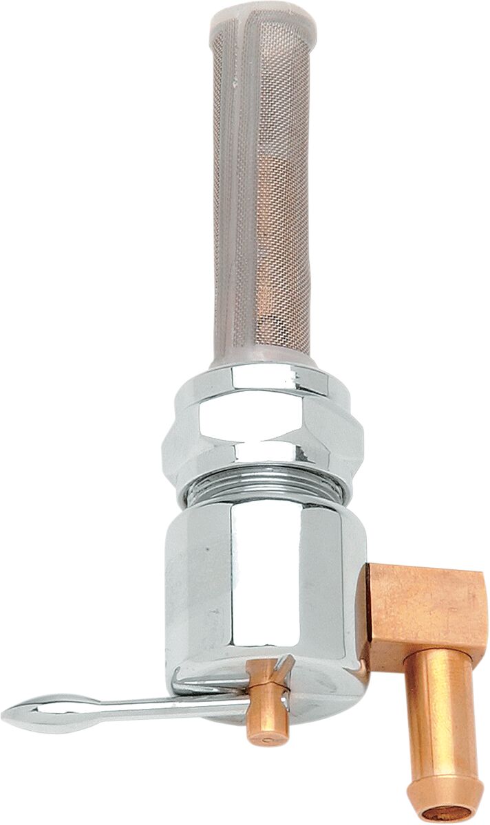 Drag Specialties Fuel Petcock Fuel Valve Chrome Silver Steel #03-0074