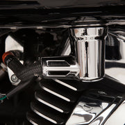Fuel Fitting Cover Dyna,
Softail,
Sportster,
Touring,
Trike