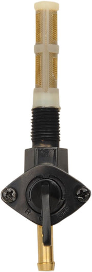 Drag Specialties 1/4" NPT Petcock Fuel Valve Black Gloss Steel #T03-0075B