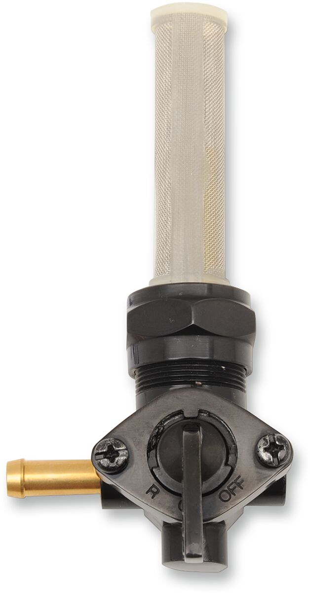 Drag Specialties Fuel Petcock Fuel Valve Black Gloss Die-Cast #03-0040LB