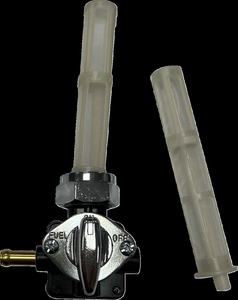 Drag Specialties Vacuum Petcock Fuel Valve Black