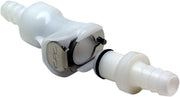 Straight-Through Fuel Line Quick-Disconnect Coupling