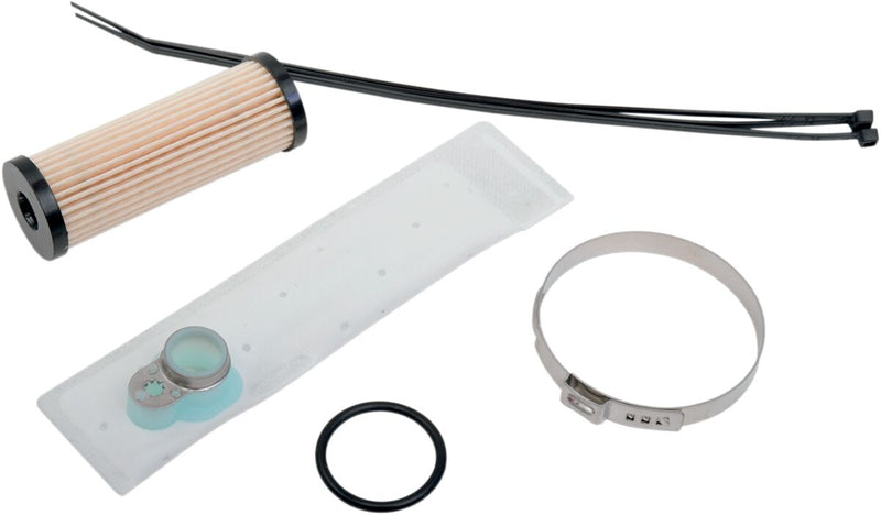 Drag Specialties Fuel Filter Kit Black White OEM #T03-0079