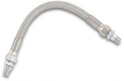 Drag Specialties Universal Stainless Steel Braided Oil Line Chrome Silver #608