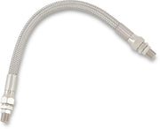 Drag Specialties Universal Stainless Steel Braided Oil Line Chrome Silver #610