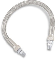 Drag Specialties Universal Stainless Steel Braided Oil Line Chrome Silver #612