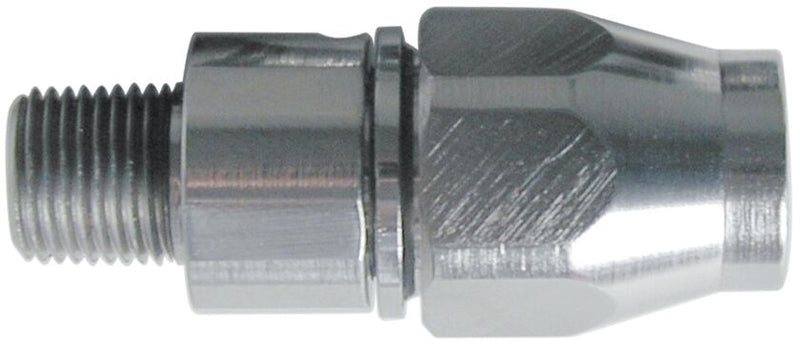 Goodridge Fitting Chrome Straight Oil Line Stainless Steel #HD0103CH
