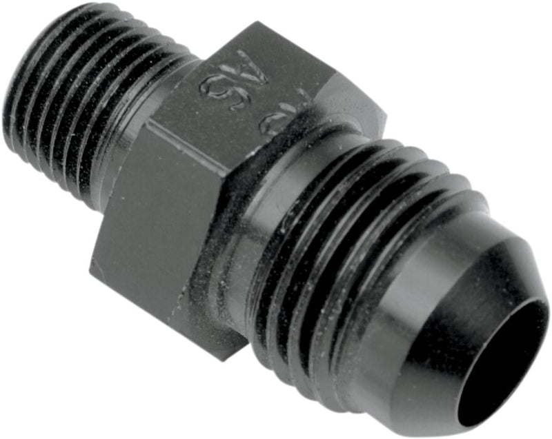 Goodridge Oil Line Fitting Black Aluminium #816-06DBK
