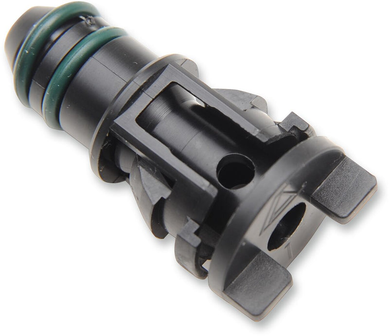 Drag Specialties Oil Line Retainer Assembly Fitting Black Vent Line #T03-0151