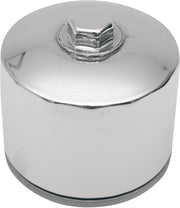 Drag Specialties Magnetic Ring Oil Filter Chrome Silver Spin-On #14-0004HPK-BX29