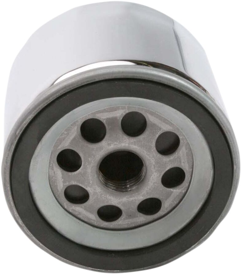 Drag Specialties Spin-On Oil Filter Chrome Silver #14-0004K-BX29