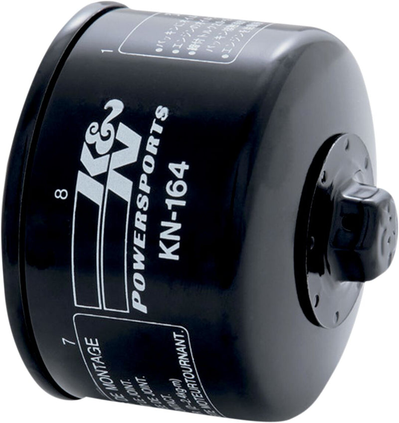 K & N Performance Oil Filter Wrench-Off Black Premium Spin-On