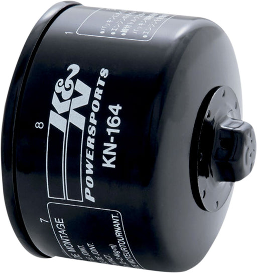 K & N Performance Oil Filter Wrench-Off Black Premium Spin-On