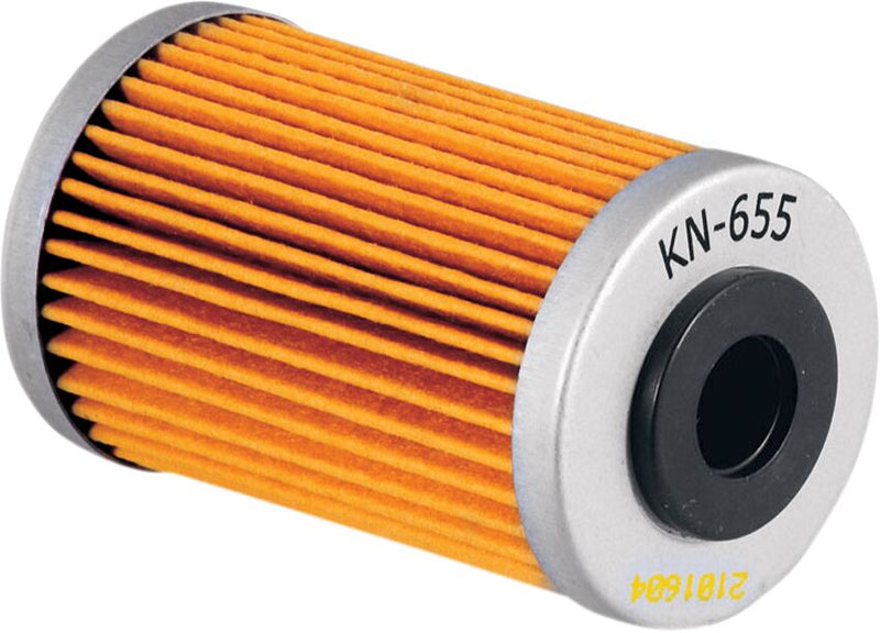 K & N Performance Oil Filter Silver Yellow Standard Cartridge