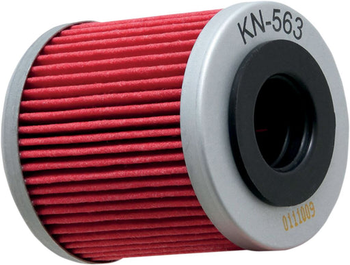 K & N Performance Oil Filter Red Silver Standard Cartridge