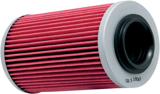 K & N Performance Oil Filter Red Silver Standard Cartridge