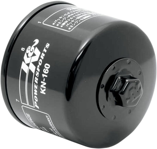 K & N Performance Oil Filter Wrench-Off Black Premium Spin-On
