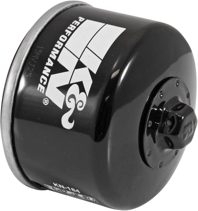 K & N Performance Oil Filter Black Spin-On