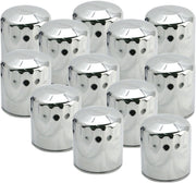 S&S Cycle Oil Filter Chrome Silver Canister Steel 12 Pack #310-0242