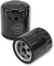 S&S Cycle Oil Filter Black Canister Steel