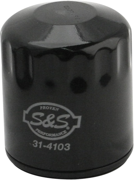 S&S Cycle Oil Filter Black Canister Steel