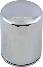 Drag Specialties Spin-On Oil Filter Chrome Silver M8 #14-0020CNU