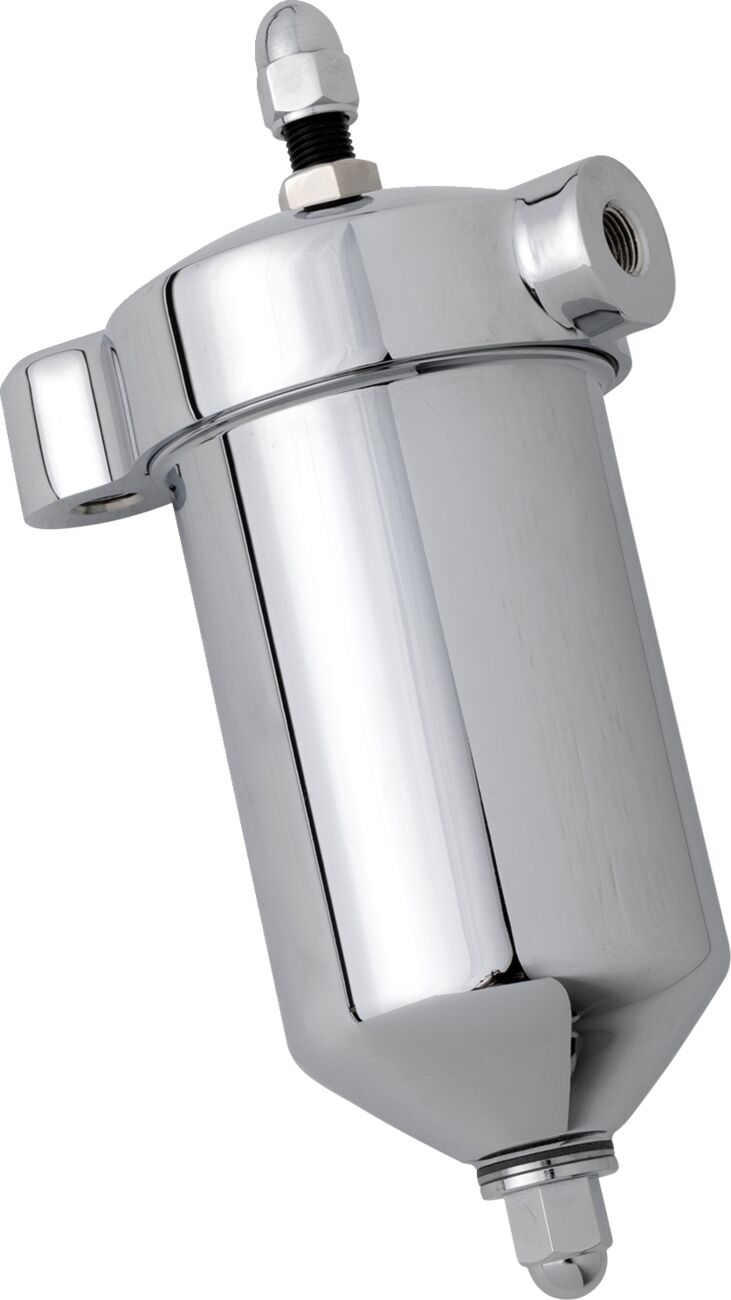 Drag Specialties Oil Filter Assembly Chrome Silver Aluminium Die Cast #14-0007