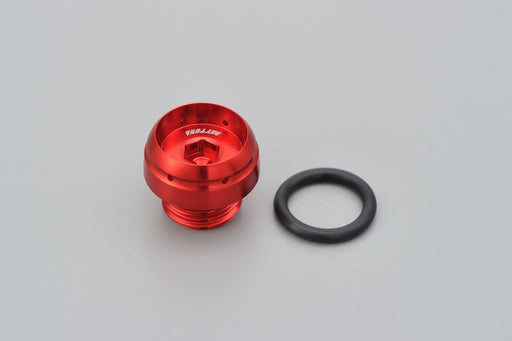 Daytona Bullet Oil Filler Cap Red Aluminium