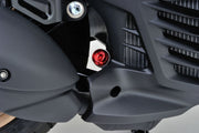 Daytona Bullet Oil Filler Cap Red Aluminium Each
