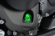 Daytona Bullet Oil Filler Cap Green Aluminium Each