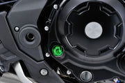 Daytona Bullet Oil Filler Cap Green Aluminium Each