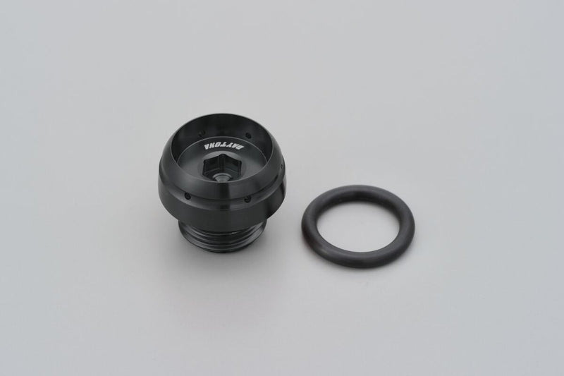 Daytona Bullet Oil Filler Cap Black Aluminium