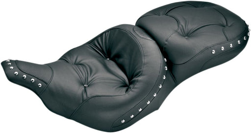 Mustang Seats One-Piece Ultra Regal Touring Seat w/Studs for 1997-2007 Harley-Davidson Electra Glide and 1998-2007 Harley-Davidson Road Glide Motorcycles