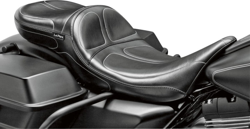 Le Pera Maverick Daddy Long Legs Seat Black One-Piece Vinyl