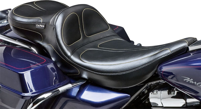 Le Pera Maverick Daddy Long Legs Seat Black One-Piece Vinyl