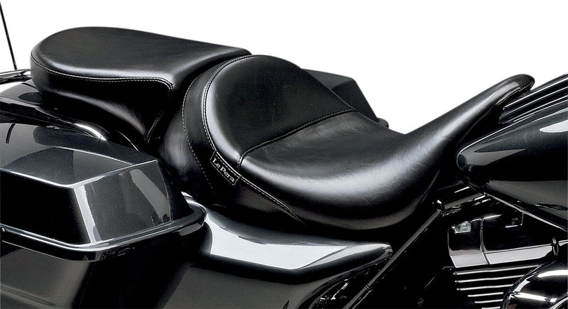 Le Pera Aviator Pillion Pad Black Narrow Passenger Each