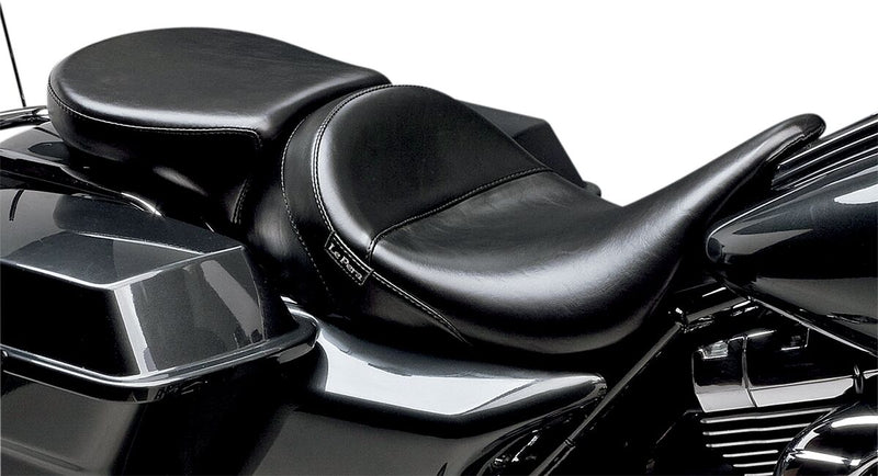Le Pera Aviator Pillion Pad Black Passenger Wide