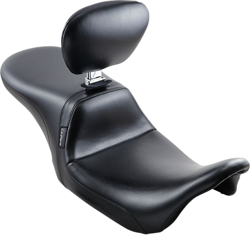 Le Pera Daytona 2-Up Seat Black Vinyl
