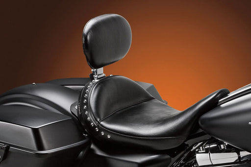 Le Pera Monterey Solo Seat With Drivers Backrest For Harley-Davidson 2008-2025 Touring Models (excl. 23-25 VVT Models)