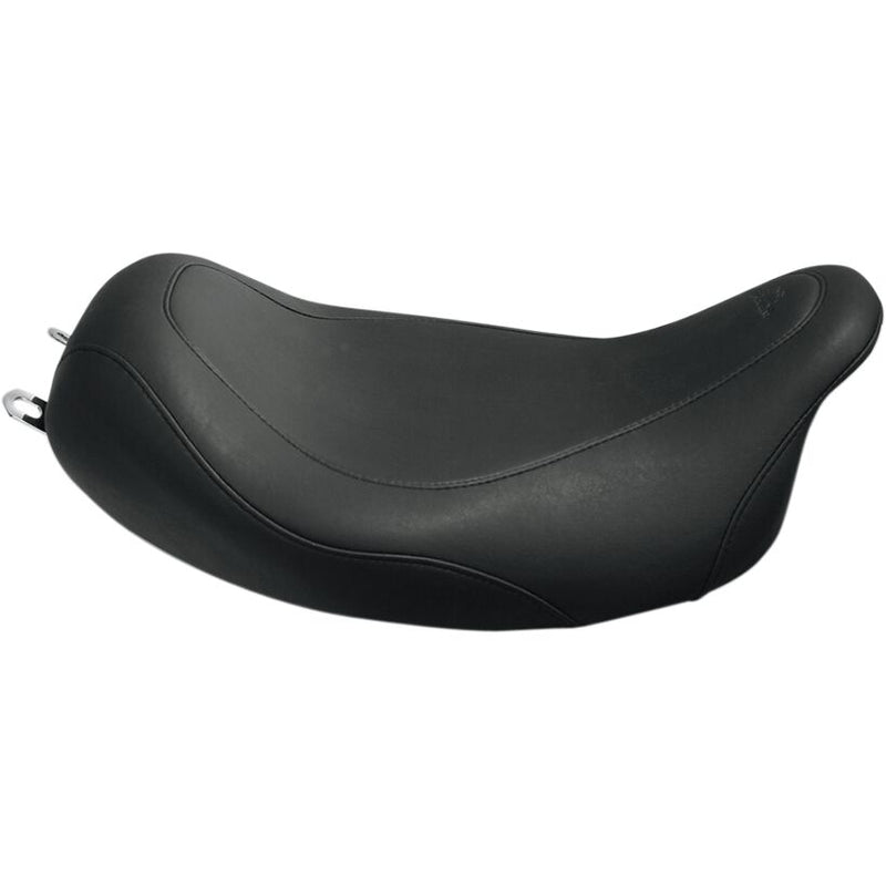 Mustang Wide Tripper™ Solo Seat Black Synthetic Leather