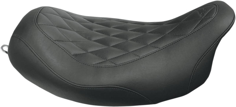Mustang Wide Tripper™ Solo Seat Black Synthetic Leather