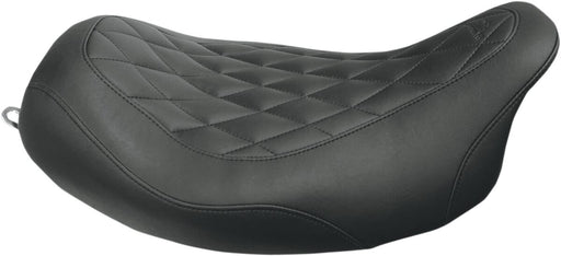 Mustang Wide Tripper™ Solo Seat Black Synthetic Leather