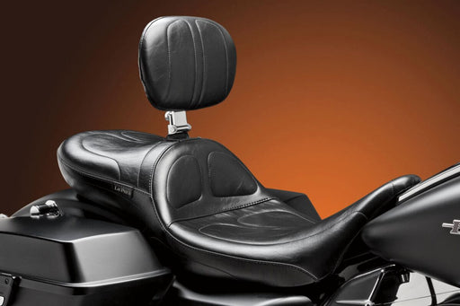 Le Pera Maverick Daddy Long Legs Seat Black One-Piece Vinyl