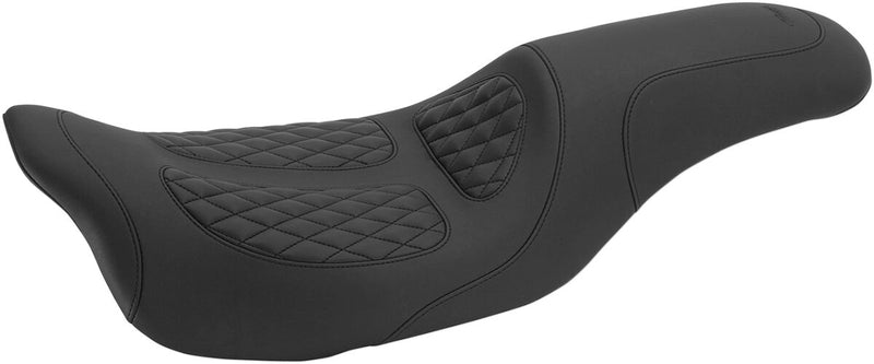 Mustang Dave Perewitz Signature Series Fastback 2-Up Seat Black Vinyl